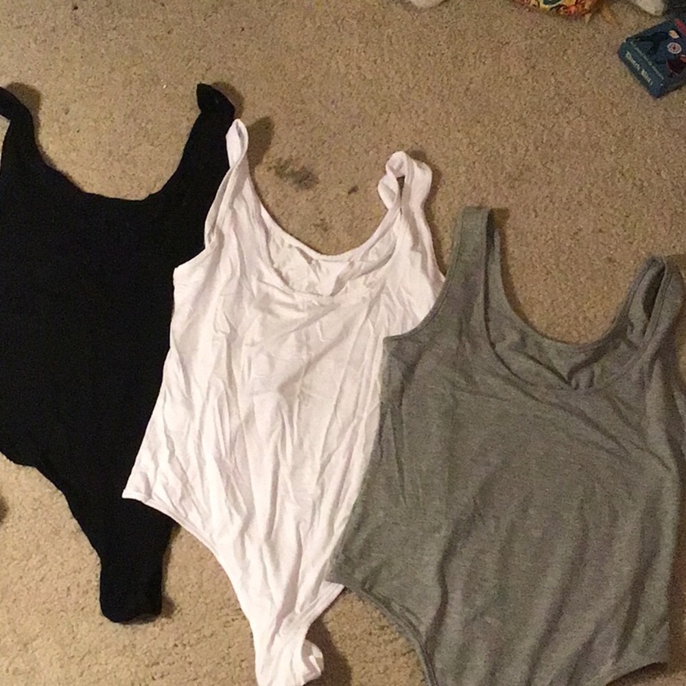 New, never worn SHEIN 3 pack solid bodysuit